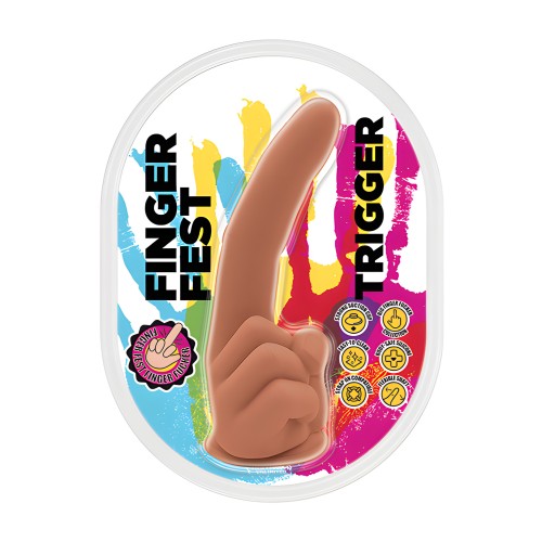 Dildo Finger Fest Trigger - Beige