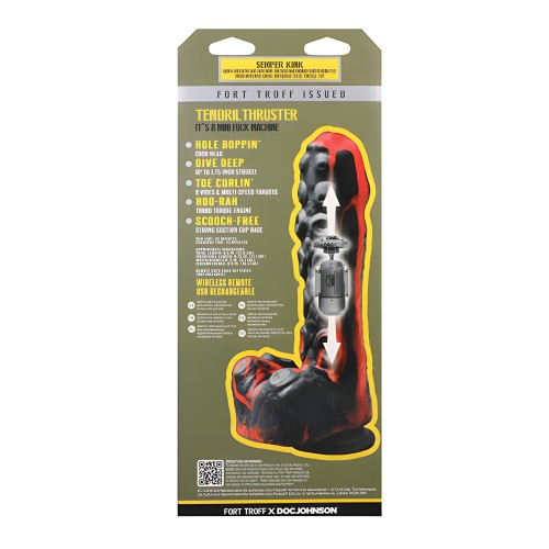 Fort Troff Tendril Thruster Mini Máquina de Sexo - Rojo