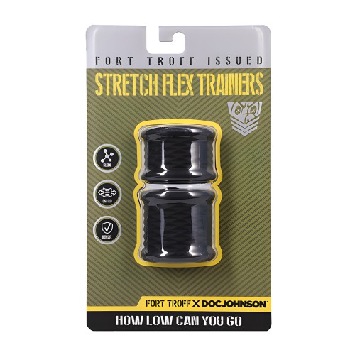Fort Troff Stretch Flex Trainers Kit de Estiramiento de Silicona - Negro