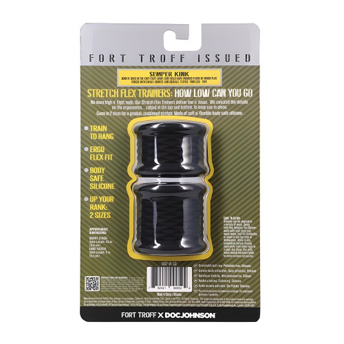 Fort Troff Stretch Flex Trainers Silicone Ball Stretcher Kit - Black