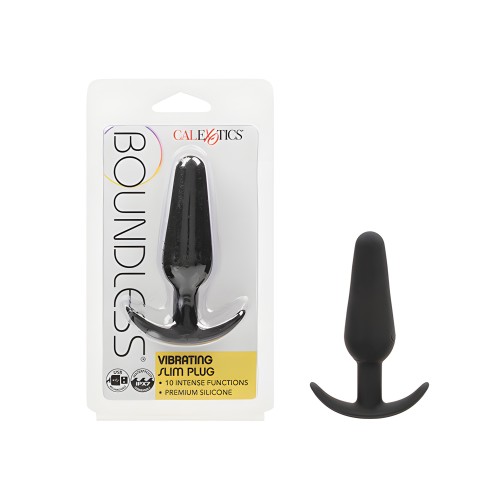 Boundless Vibrating Slim Plug - Black