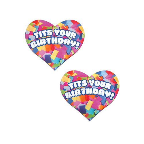 Pastease Tits Your Birthday! Heart - Fun Party Accessory