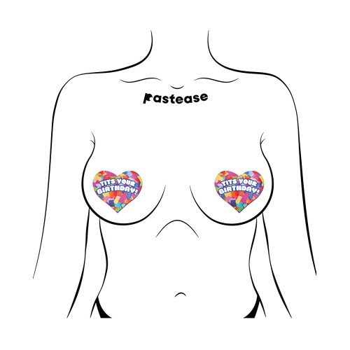 Pastease Tits Your Birthday! Heart - Fun Party Accessory