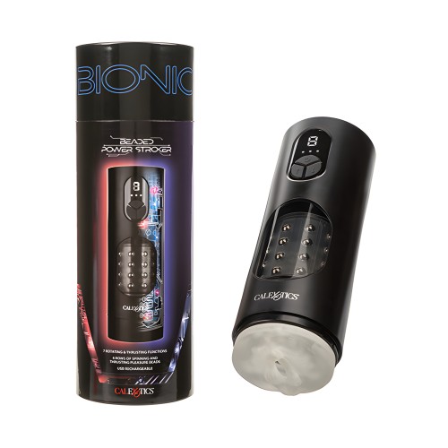Bionic Beaded Power Stroker - Negro