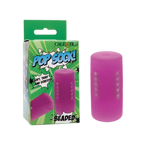 Pop Sock! Stroker Con Perlas - Púrpura