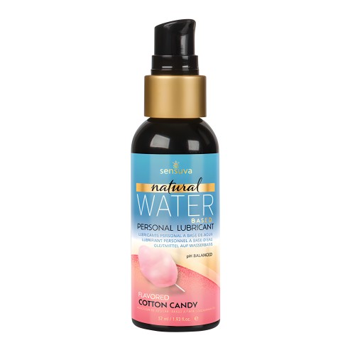 Sensuva Lubricante Personal Natural a Base de Agua - Algodón de Azúcar