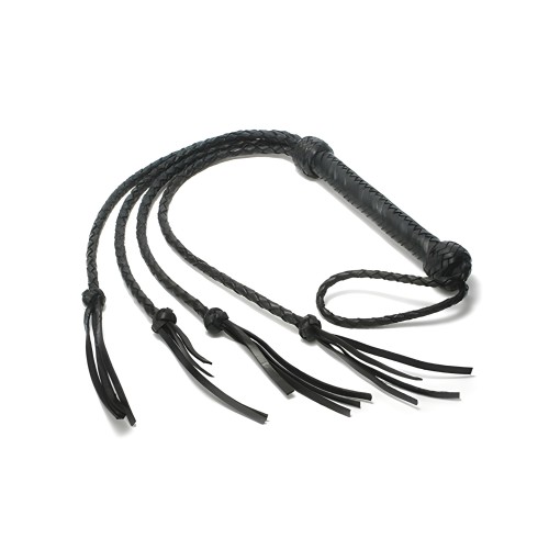 Látigo de Cuero Estricto de Cuatro Lazos