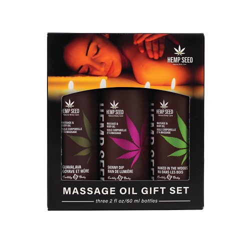 Earthly Body Massage Oil Gift Set