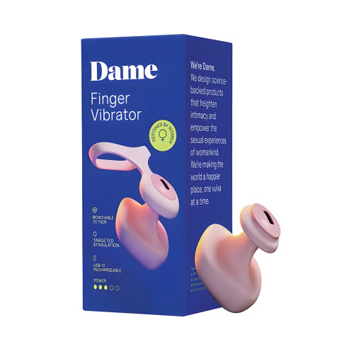 Dame Fin 2.0 Vibrador de Dedo - Cuarzo