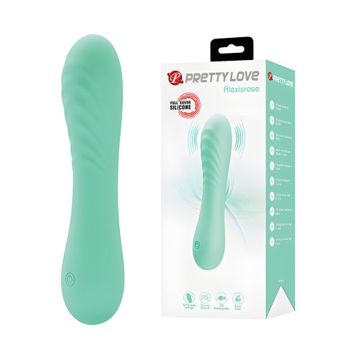 Pretty Love Alexisrose Curved Vibrator - Aqua