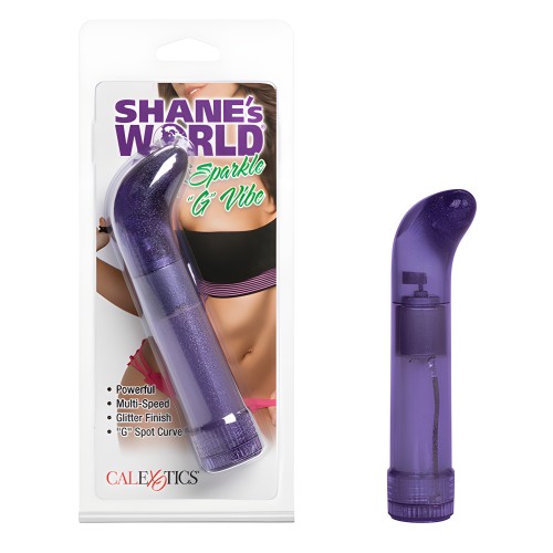 Vibrador G Sparkle de Shane - Púrpura