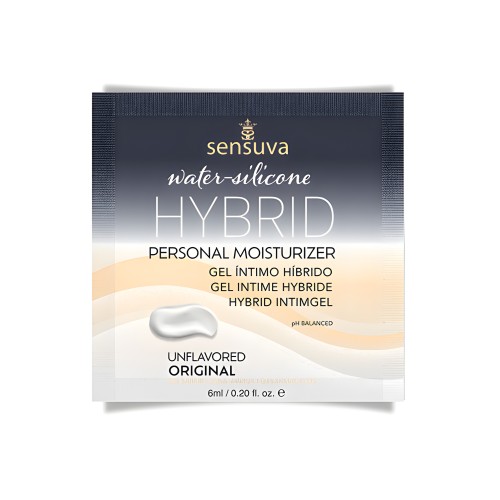Sensuva Hybrid Personal Moisturizer Single Use Packet - 6 ml Unscented