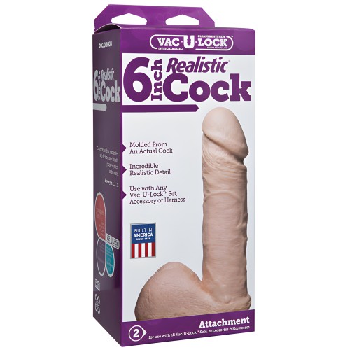 Vac-U-Lock 6" Accesorio Realista