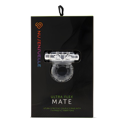 Nu Sensuelle Mate Anillo Vibrador Ultra de 7 Funciones - Transparente