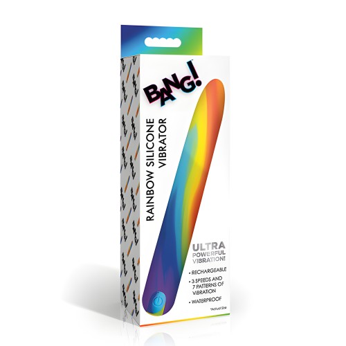 Bang! Rainbow Silicone Vibrator