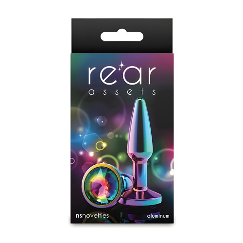 Rear Assets Tapered Small Anal Toy - Rainbow