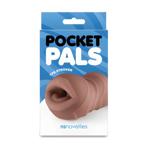 Pocket Pals Mouth Stroker - Brown