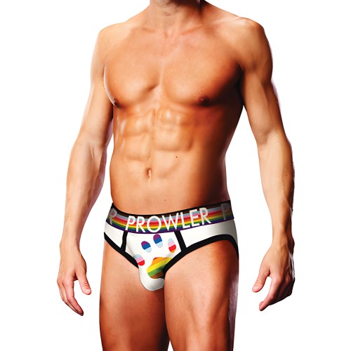 Prowler Oversized Paw Brief - White/Multi