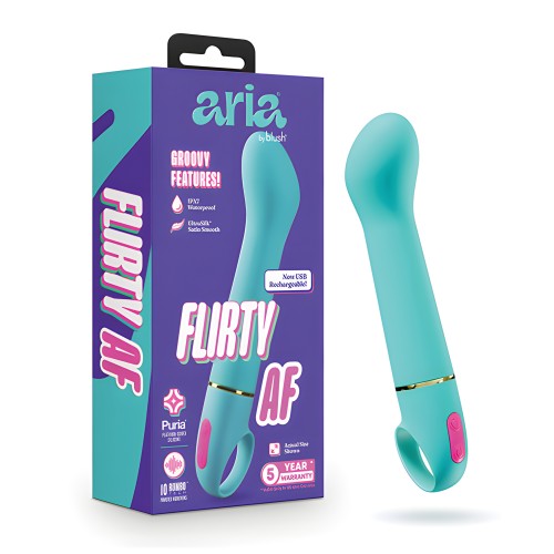 Aria Flirty AF 2.0 Rechargeable Vibe in Teal