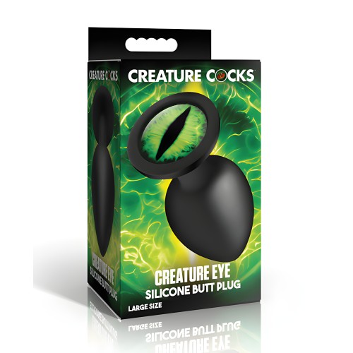 Plug Anal de Silicona Creature Eye Ojo Verde - Grande