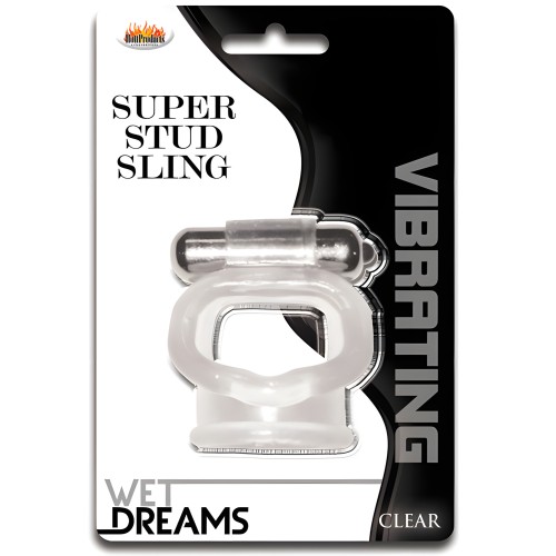 Wet Dreams Super Stud Sling - Claro