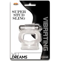 Wet Dreams Super Stud Sling - Claro