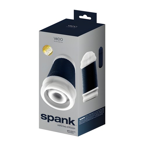 VeDO Spank Rechargeable Vibrating Stroker - Black