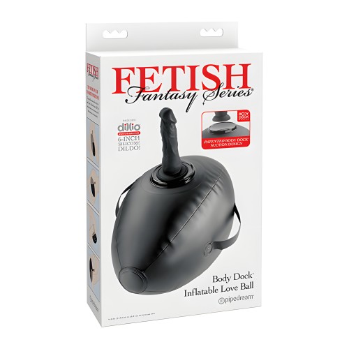 Fetish Fantasy Series Body Dock Inflatable Love Ball - Black