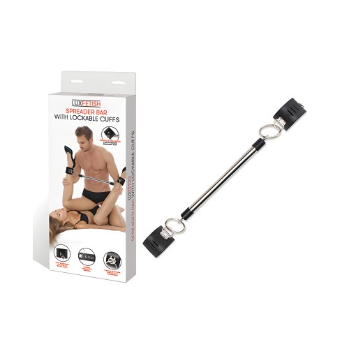 Lux Fetish Barra de Separación con Esposas Bloqueables