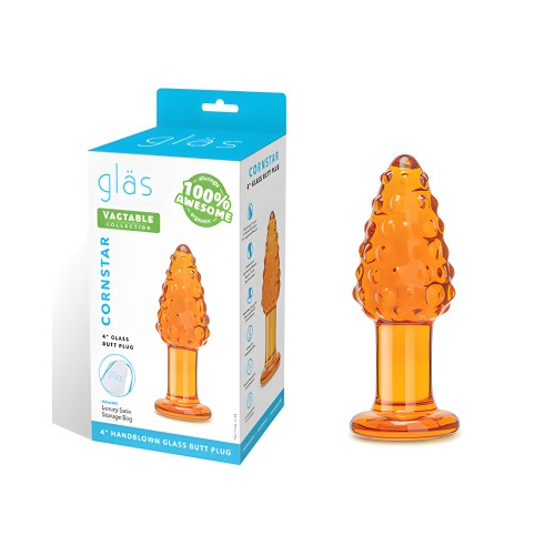 Glas 4" Plug Anal Cornstar
