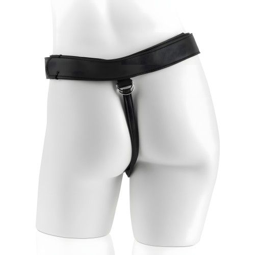 King Cock Strap-On Harness with 8" Cock - Flesh