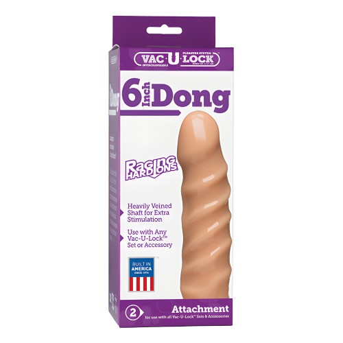 Vac-U-Lock 6" Raging Hard On - Realistic Dong