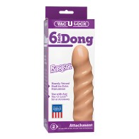Vac-U-Lock 6" Raging Hard On - Realistic Dong