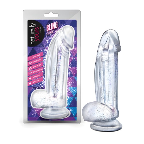 Blush Naturally Yours Bling - Dildo Claro Brillante