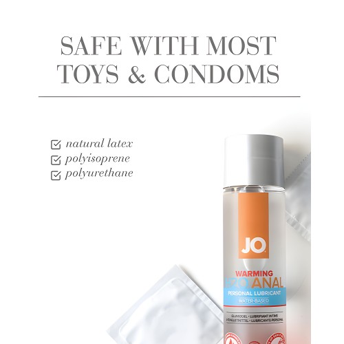 Lubricante Anal Calentador JO H2O 4 oz