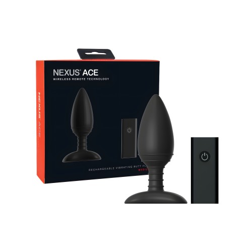Nexus Ace Butt Plug Control Remoto - Negro