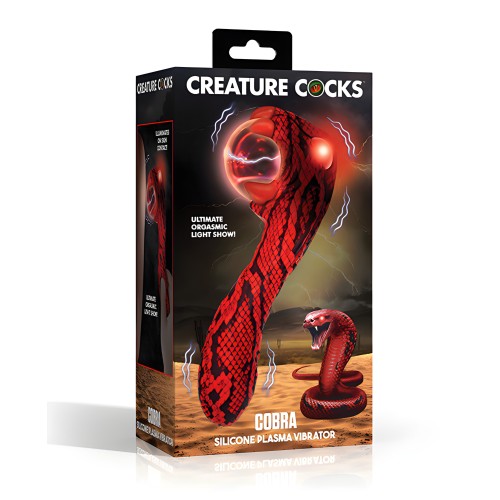 Vibrador Cobra Scepter Plasma Rojo/Negro