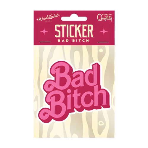 Sticker Bad Bitch | Expresión Única