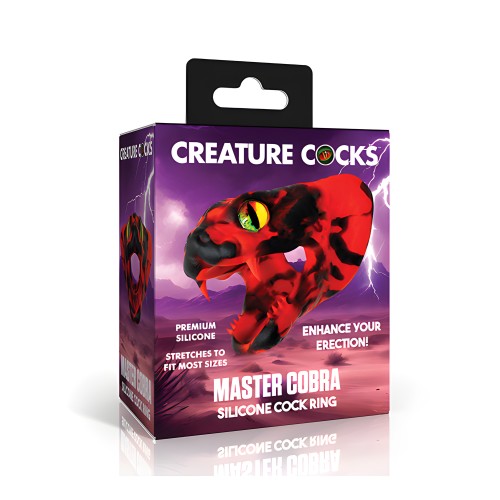Anillo de Cock de Silicona Master Cobra - Rojo