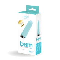 VeDO Bam Rechargeable Bullet - Tease Me Turquoise