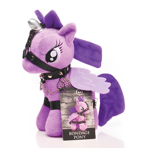 Master Series Pony de Bondage - Púrpura