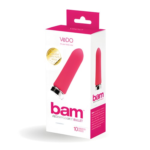 VeDO Bam Rechargeable Bullet - Foxy Pink