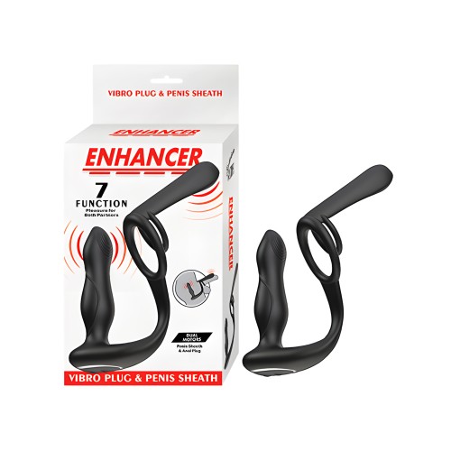 Plug Vibro Enhancer y Funda para Pene | Nasstoys