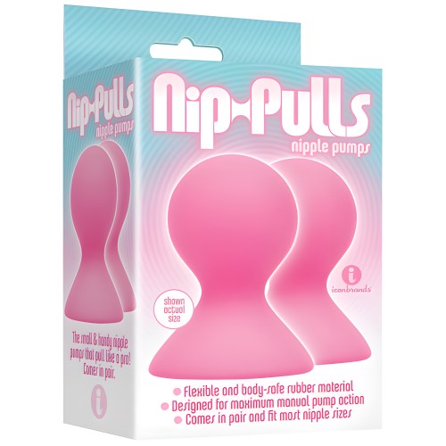 The 9's Silicone Nip Pulls - Pink