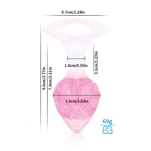 Luxe Prism Medium Plug - Light Pink