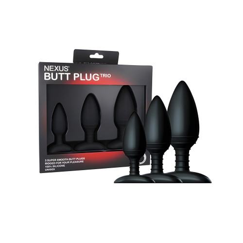 Nexus Butt Plug Trio Set - S M L