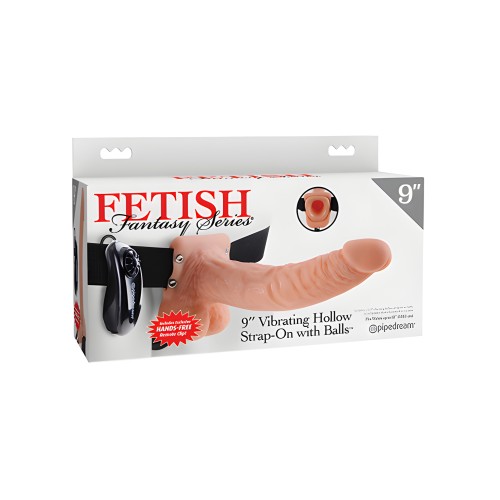 Strap On Hueco Vibrador de 9" Fetish Fantasy Series