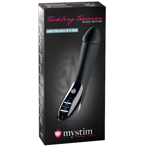 Vibrador eStim Tickling Truman Mystim Negro