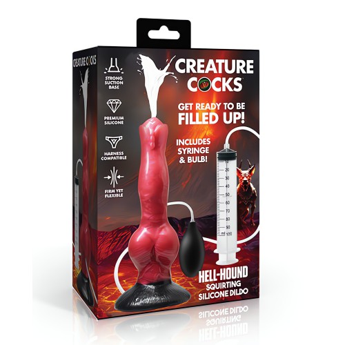 Creature Cocks Hell Hound Squirting Dildo
