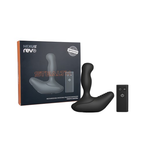 Nexus Revo Stealth Masajeador Prostático Rotatorio Control Remoto - Negro